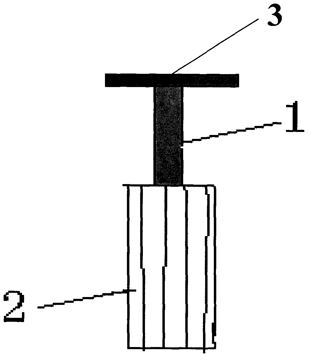 Portable type bowl brushing rod