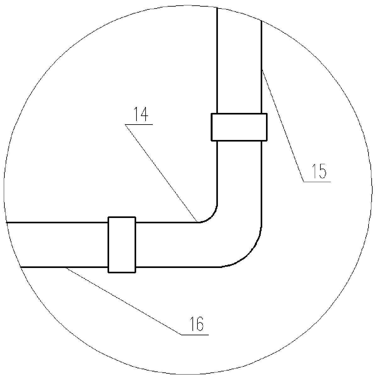 Omnibearing dynamic anaerobic fermentation tank