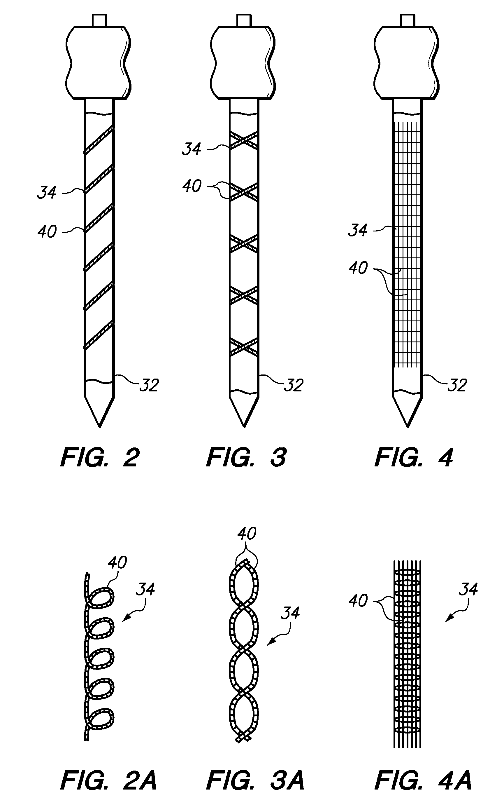 Medical probe with echogenic and insulative properties