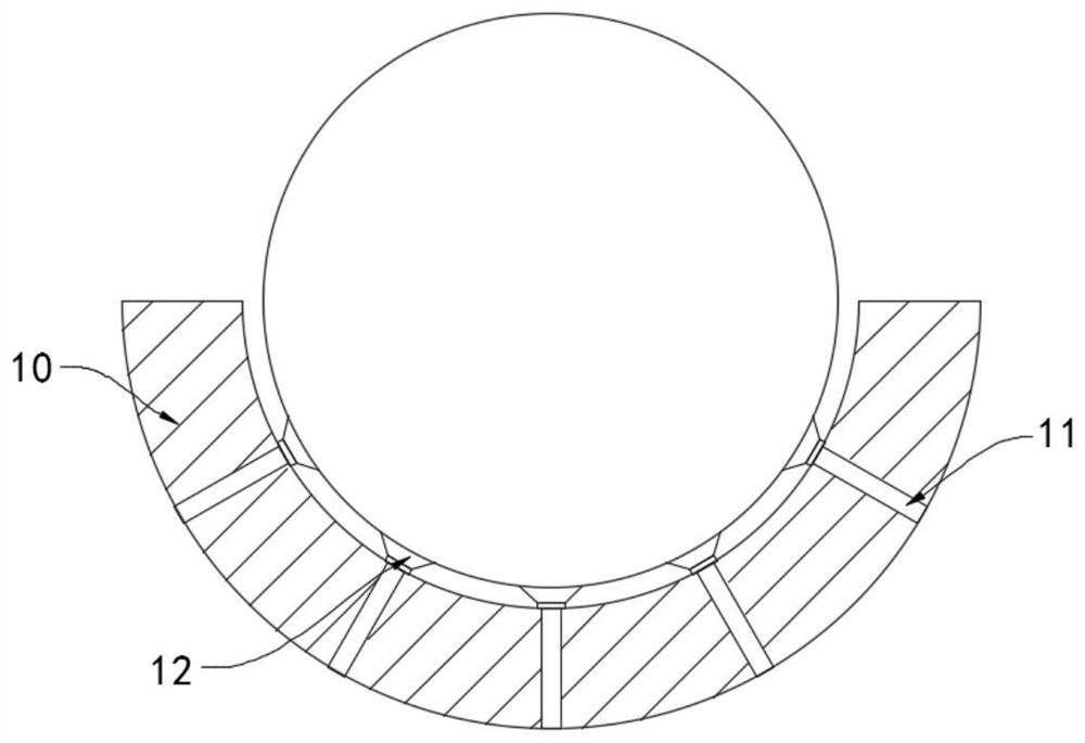 Spherical workpiece fixing method for riveting press
