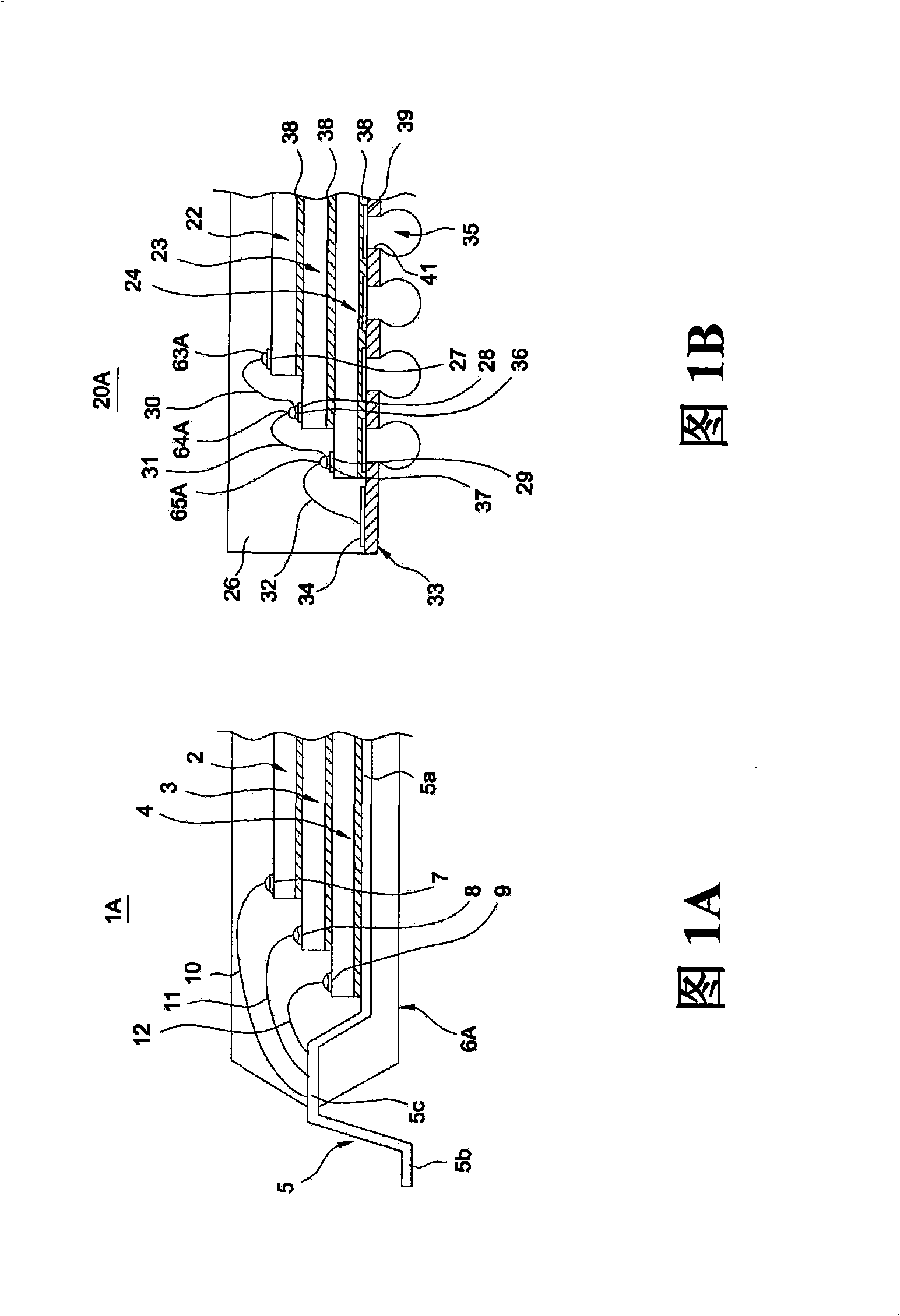 Stacking encapsulation structure with symmetric multi-chip migration up and down