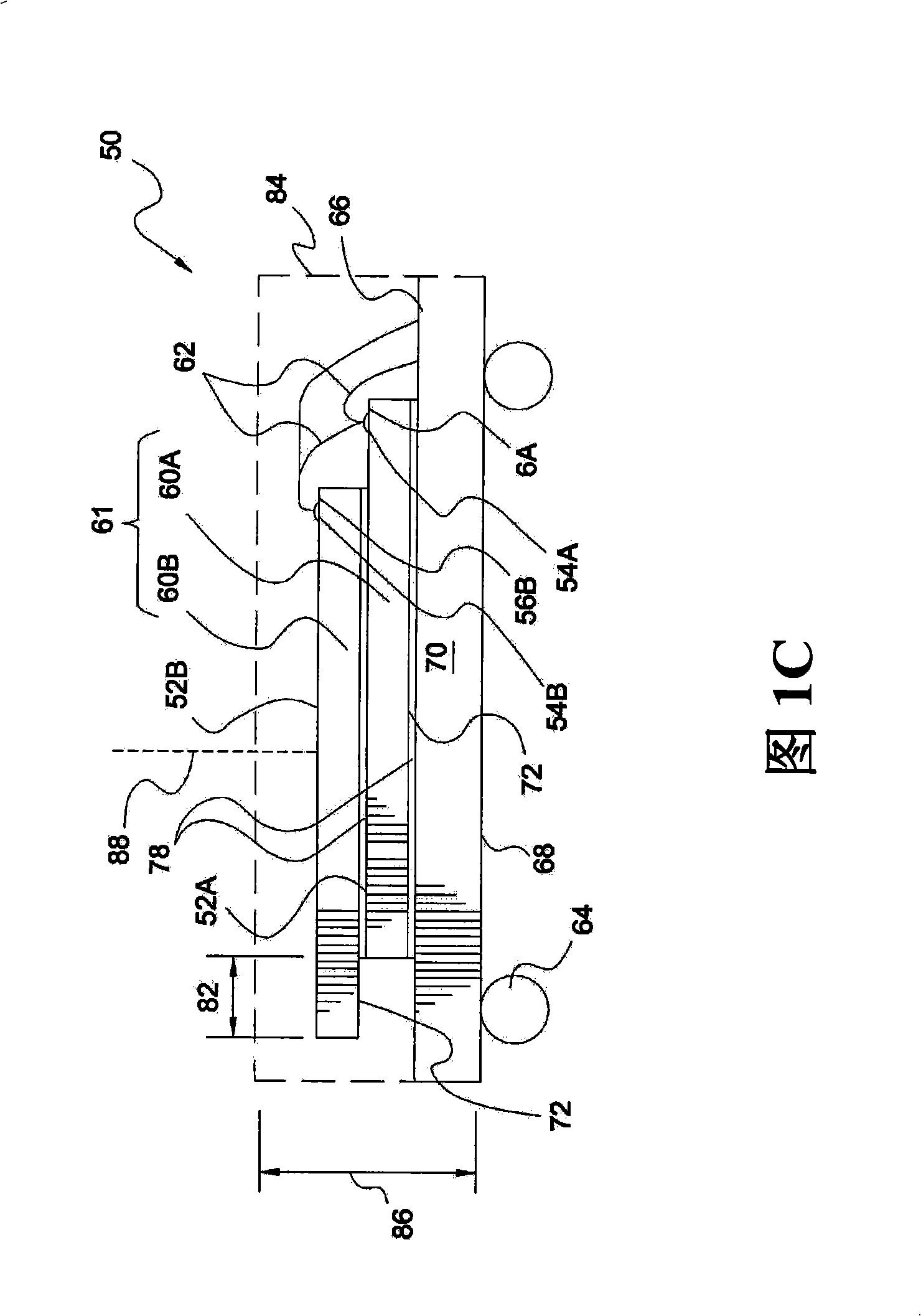 Stacking encapsulation structure with symmetric multi-chip migration up and down