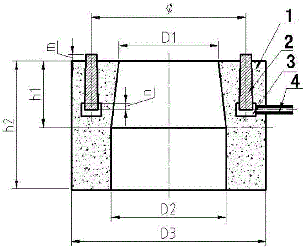 A continuous casting tundish argon-blowing upper nozzle seat brick and its installation method and application