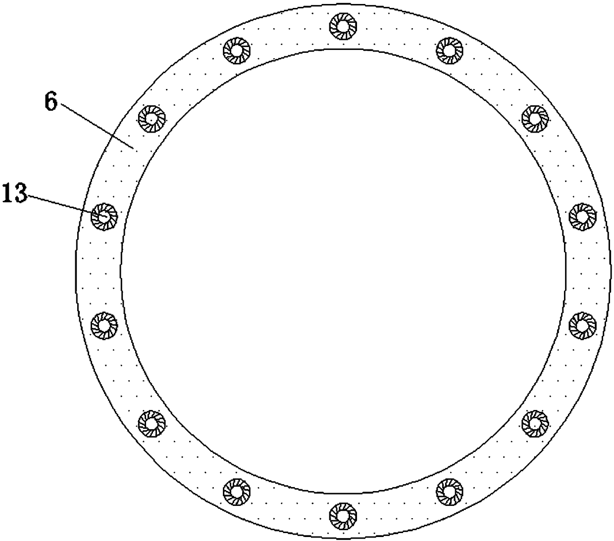 High-mixing-degree stirring device for medicine production