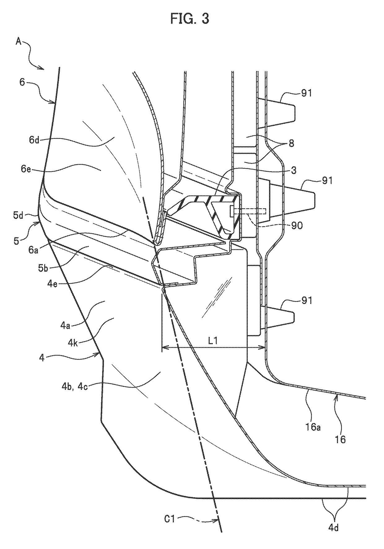 Vehicle side structure