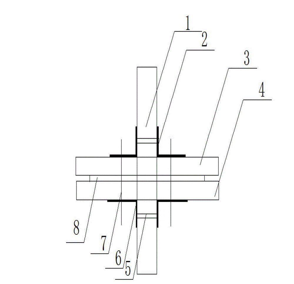 Combined flange