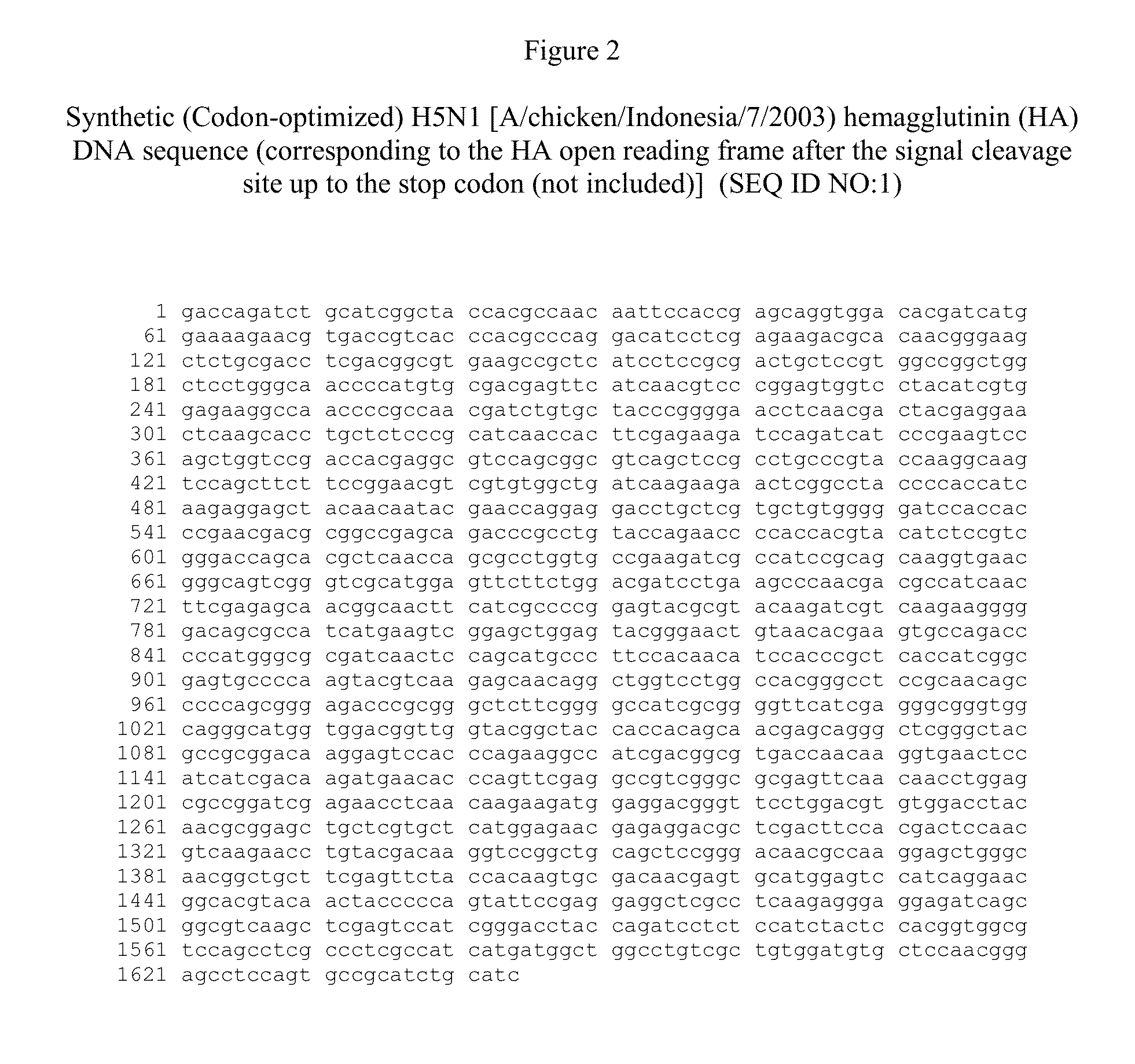 Recombinant avian influenza vaccine and uses thereof