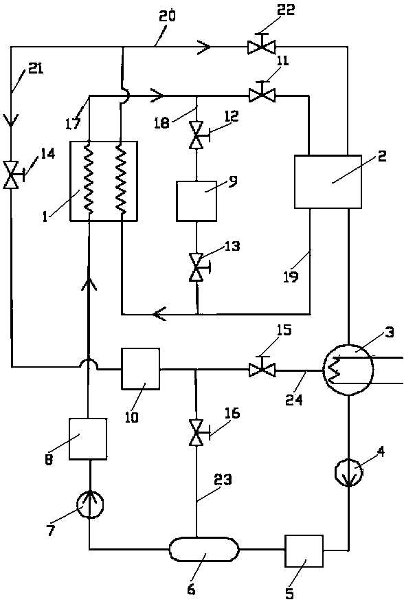 A system for improving the flexibility of a thermal power pure condensing unit and its operating method