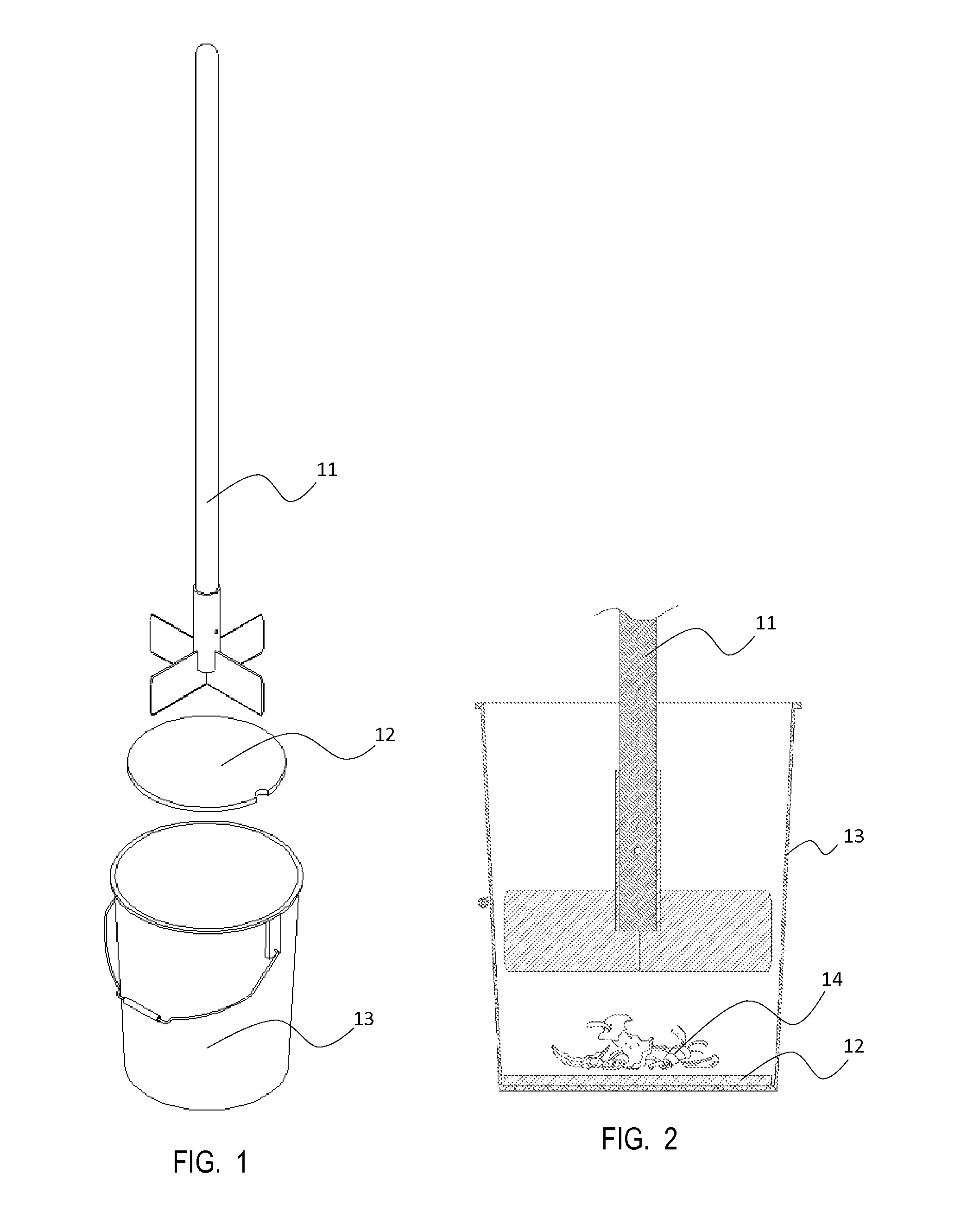 Device and method for chopping organic matter