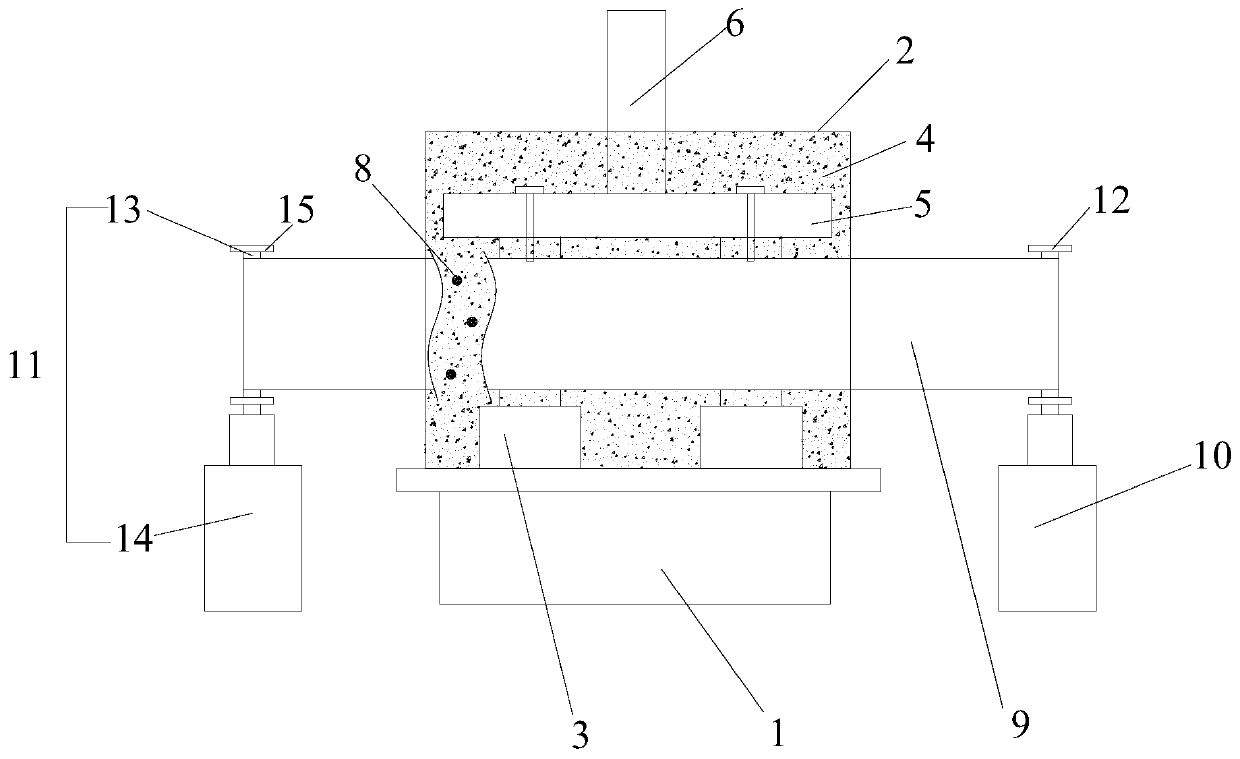 A seismic test device for karst pile foundation based on a small shaking table model