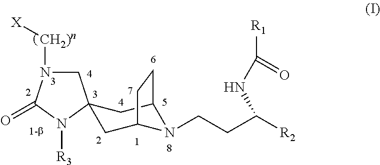 Spirotropane compounds