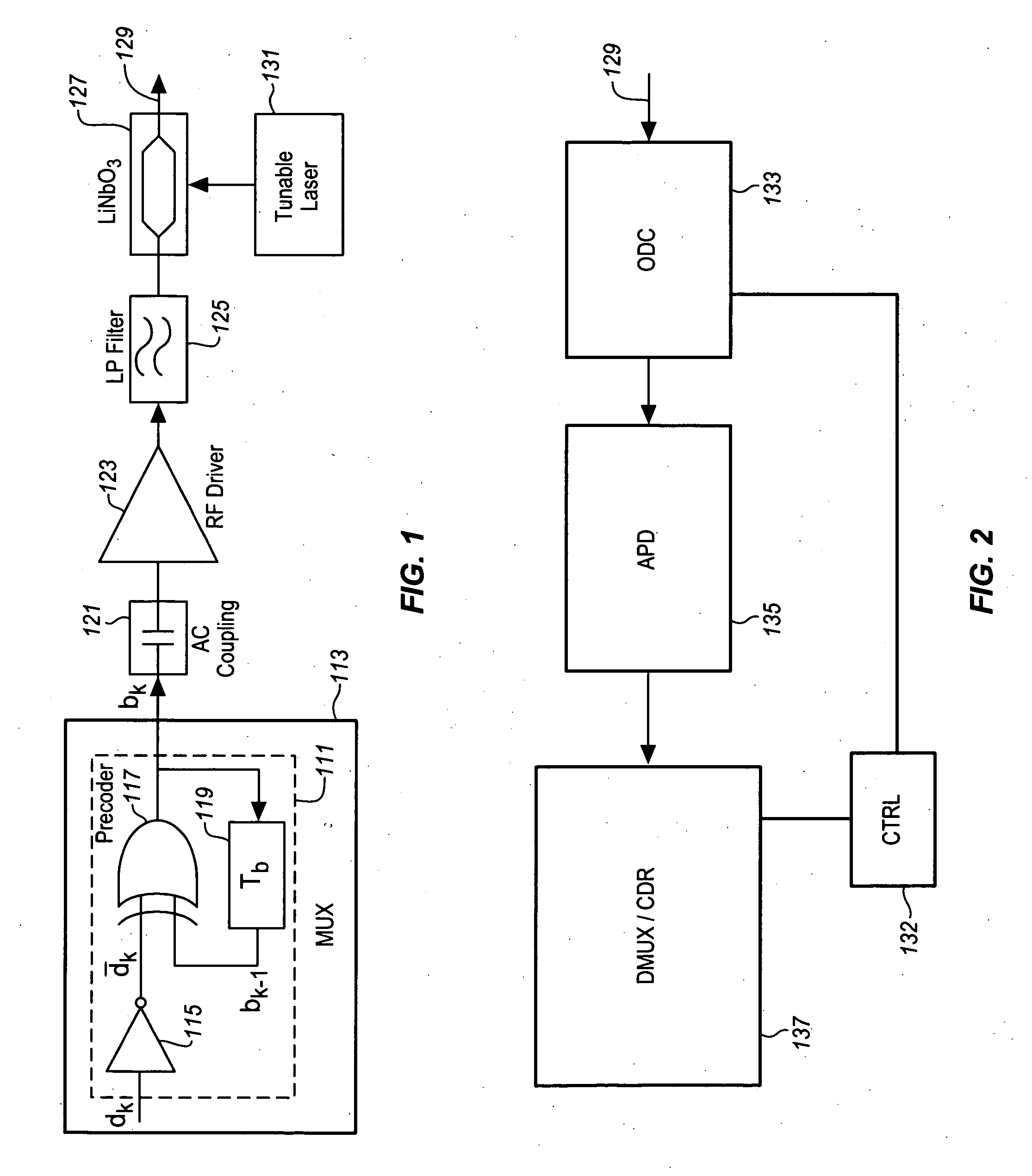 Optic fiber network communication system with duobinary transceiver