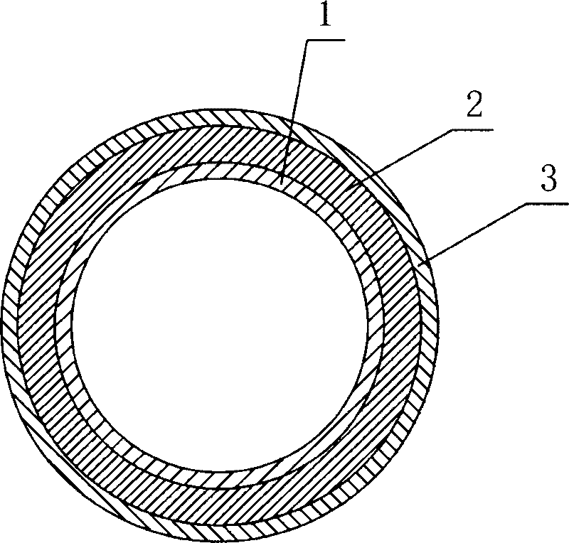 Palladium alloy infusible metal composite pipe and manufacture method thereof