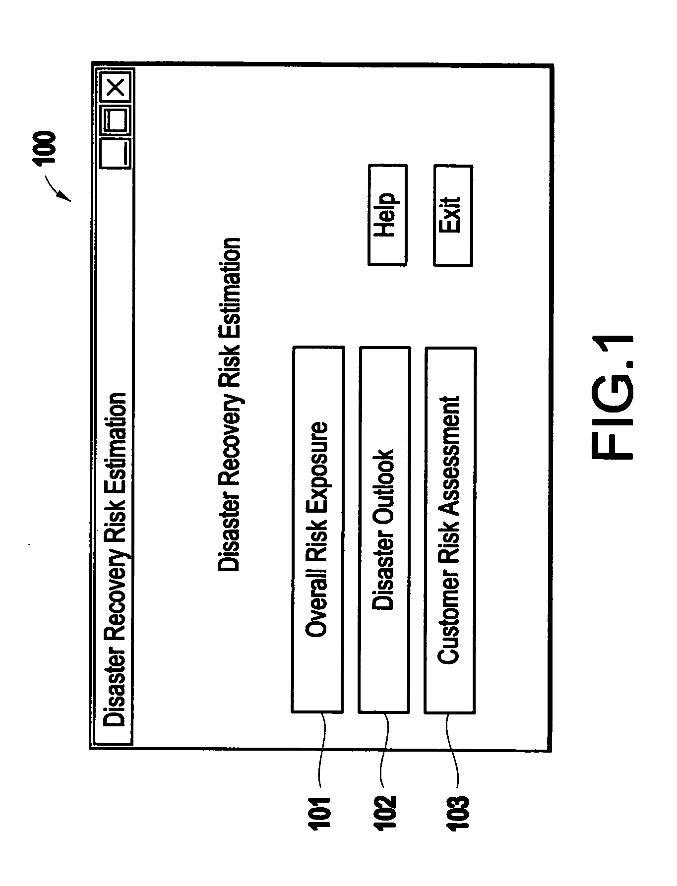 Method and apparatus for risk assessment for a disaster recovery process