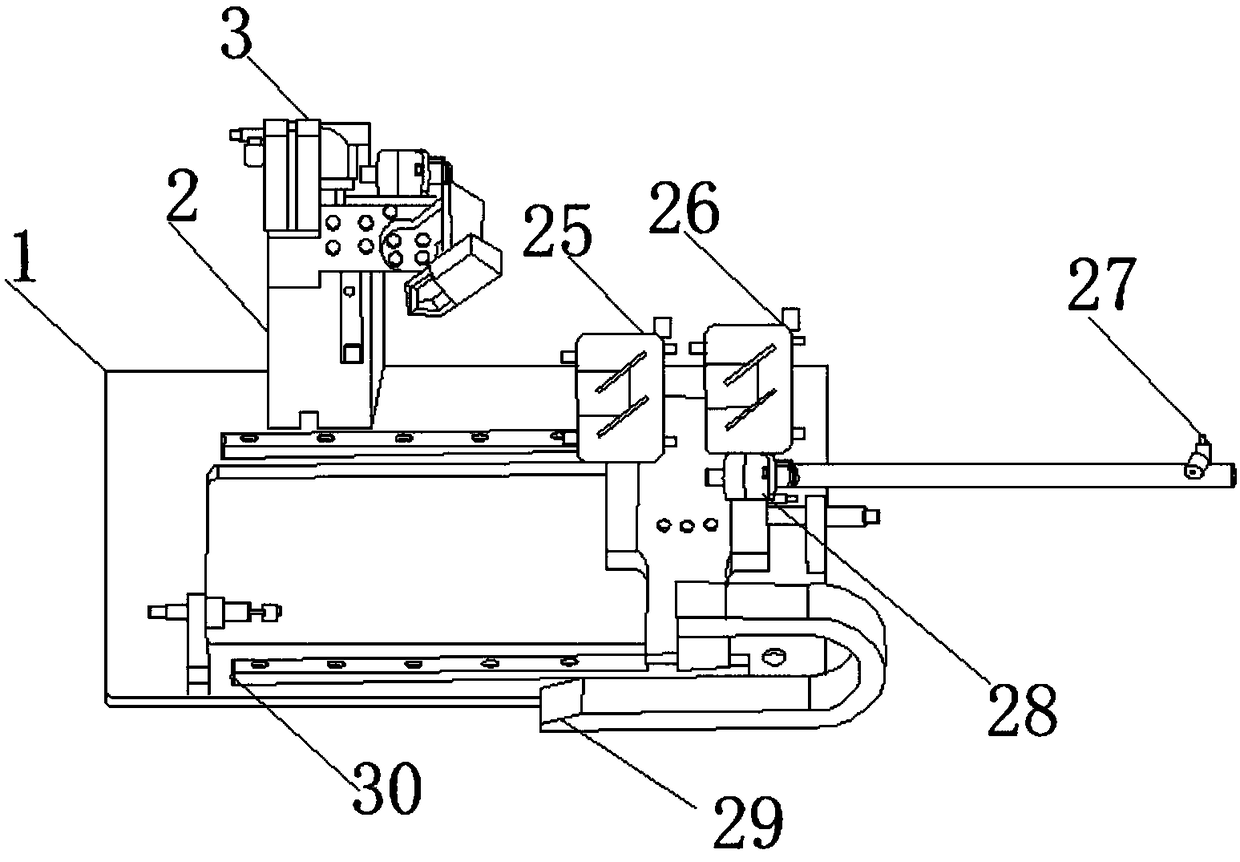 Automatic film tearing mechanism of manipulator
