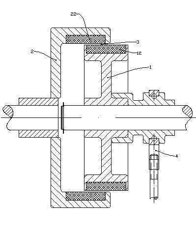 Interaxial permanent magnet coupling mechanism