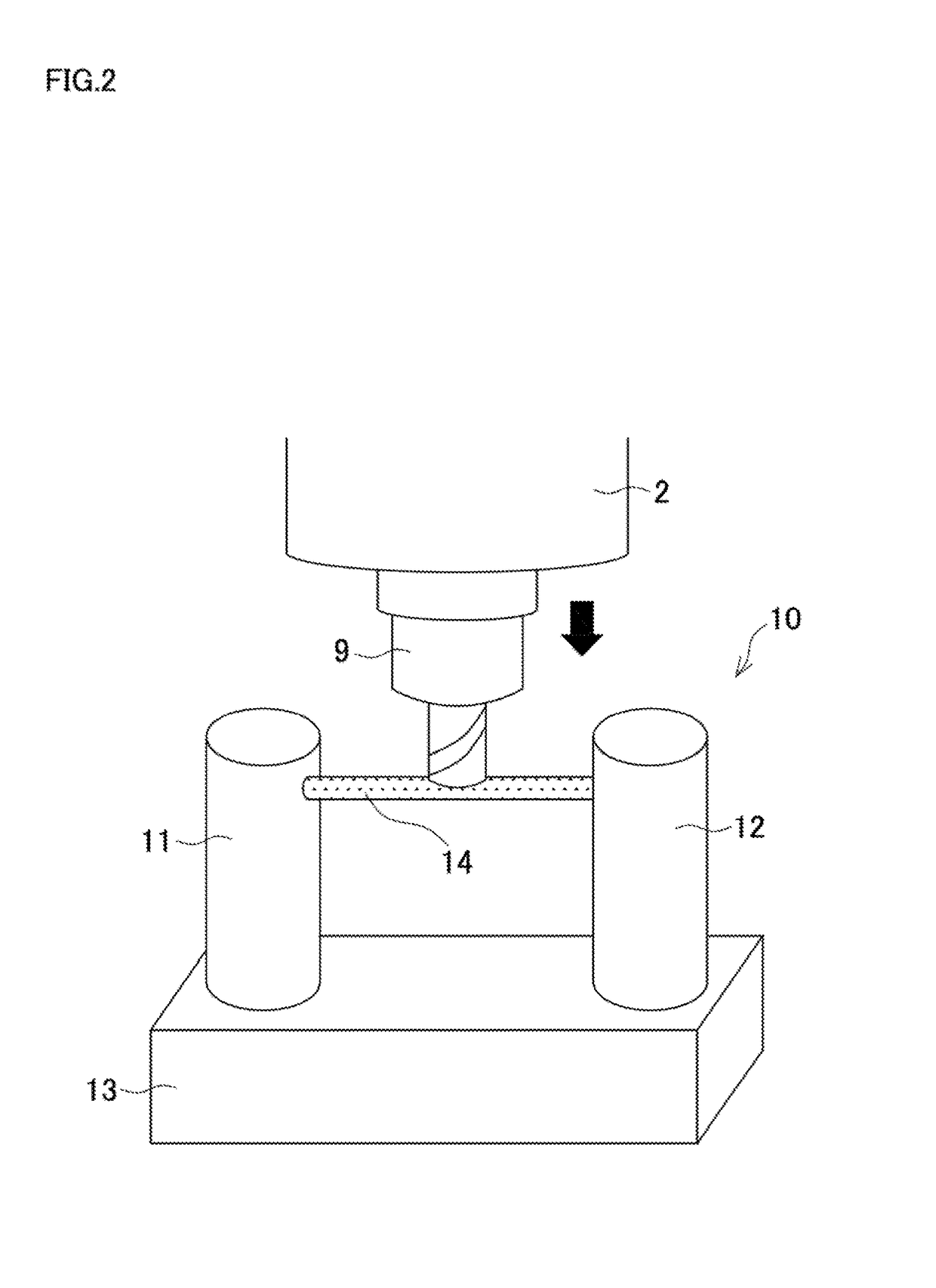 Position measurement method of object in machine tool and position measurement system of the same