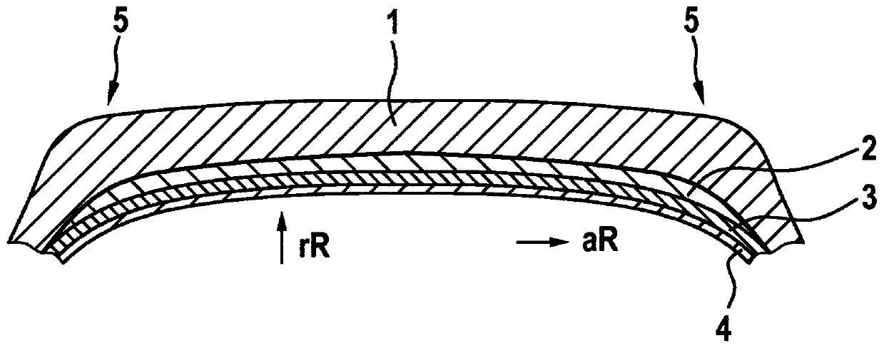 Vehicle pneumatic tire with tread