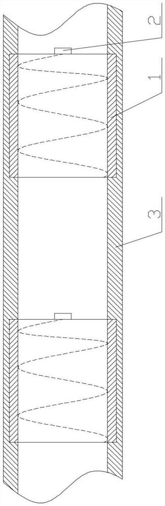 An impurity or foreign matter separation device for continuous moving media