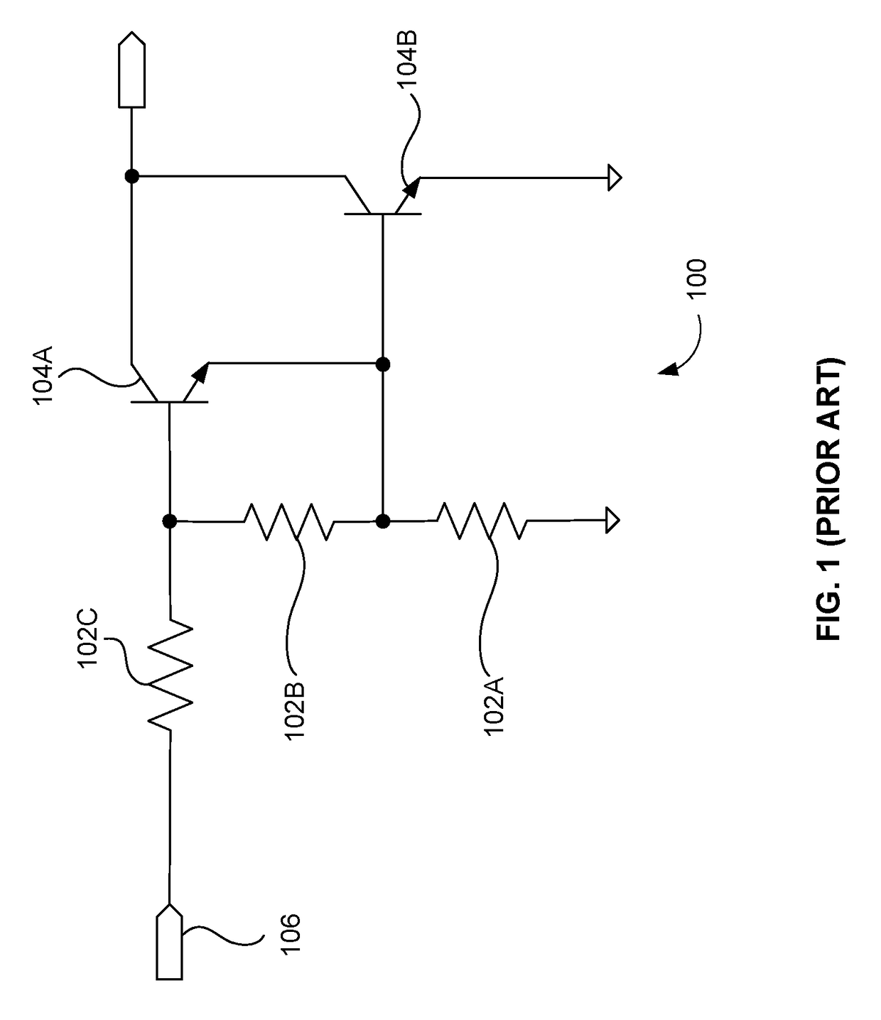 Configuration of JFET for base drive bipolar junction transistor with automatic compensation of beta variation