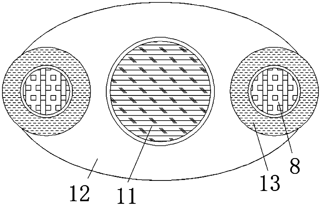 Novel stamping rod structure of coal compression machine