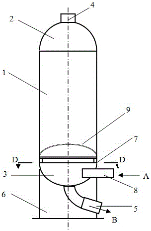 Pressure container and gas inlet thereof