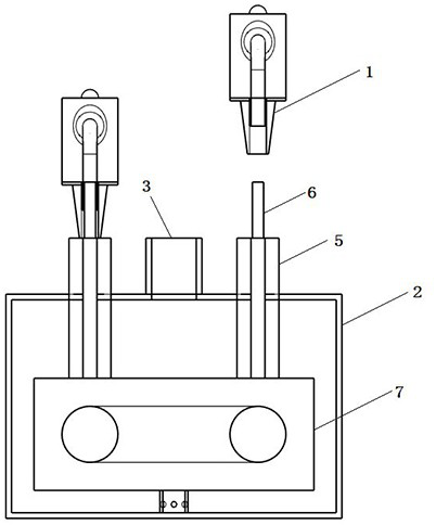 Ear screen cleaning device for newborn hearing test