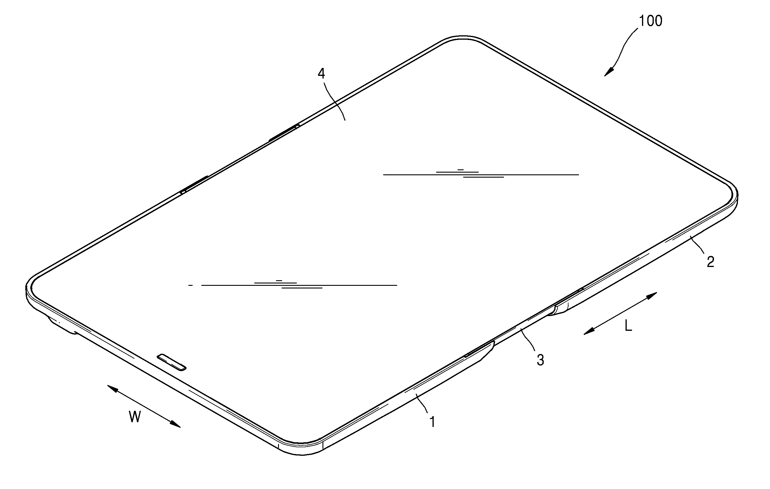 Foldable electronic device including flexible display element