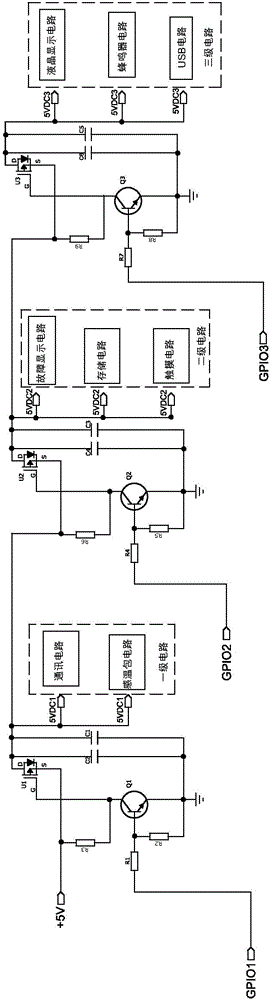 Energy-saving power supply control system and method