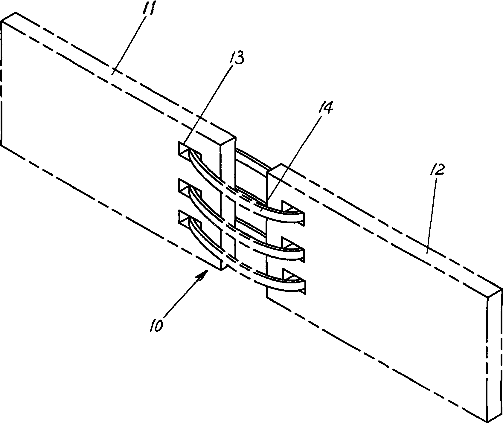 Connection method for titanium plate and stainless steel plate