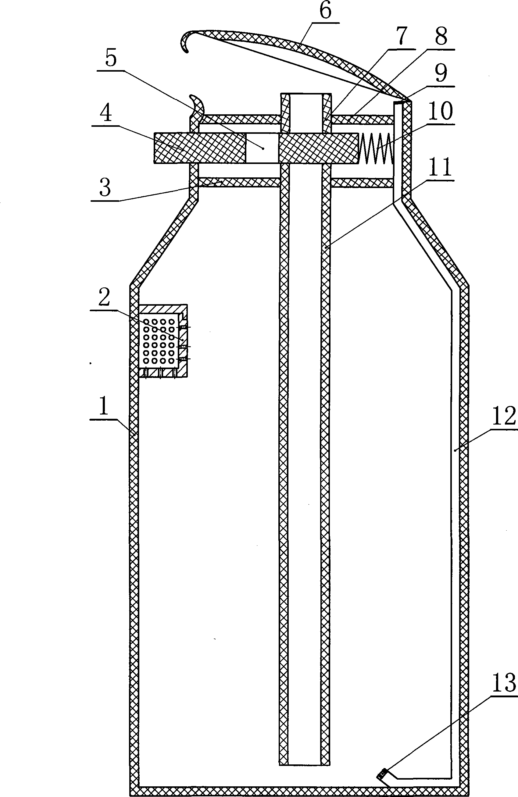 Automatic oxygenation type drinking cup