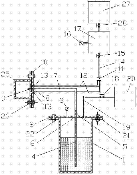 Tracer particle dispensing device and dispensing method for small-size PIV flow field testing experiment