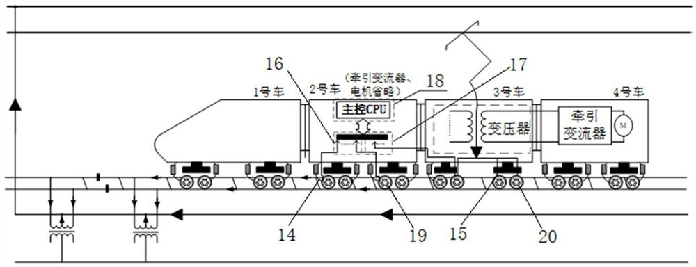 Rail transit grounding carbon brush abrasion monitoring and self-adaptive regulation and control system