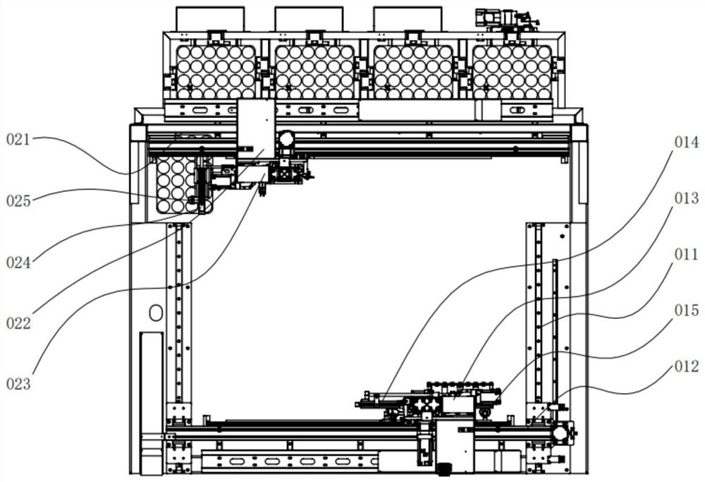 Automatic boxing method and device for fruit and vegetable sorting line