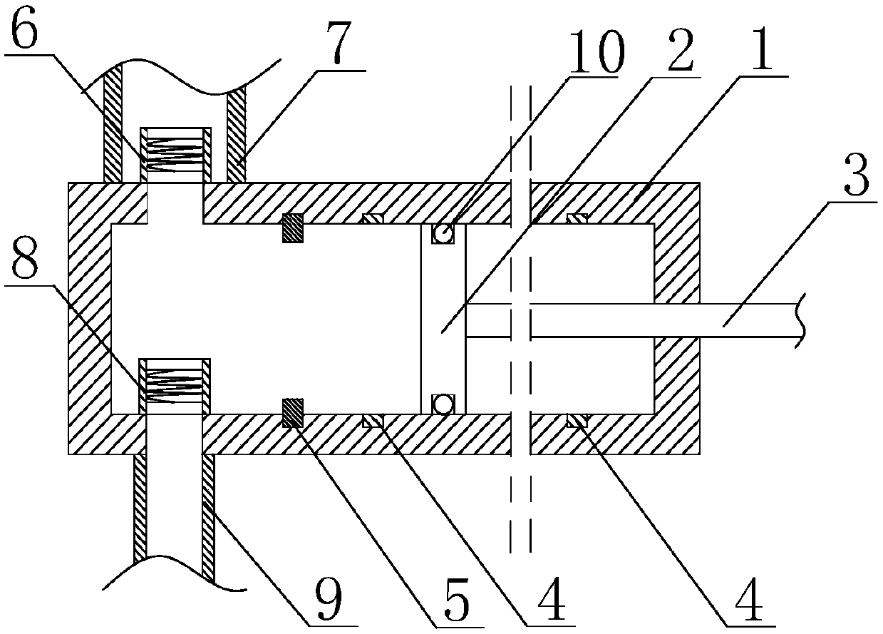 Device used for fracture exploitation