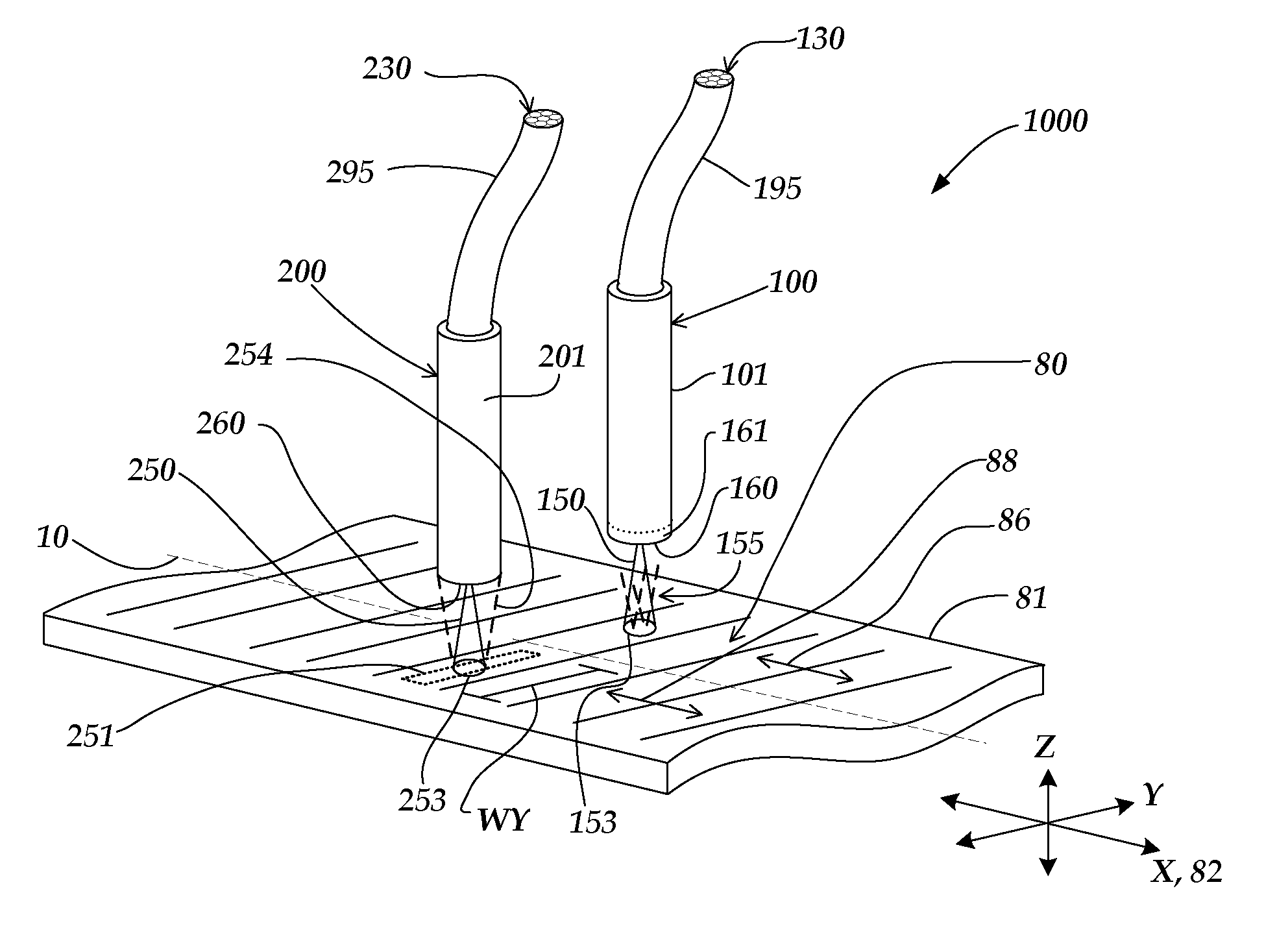 Reference signal generating configuration for an interferometric miniature grating encoder readhead using fiber optic receiver channels