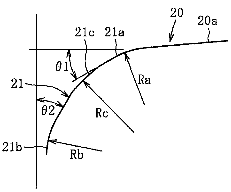 Self-aligning roller bearing, bearing, and self-aligning roller bearing processing method