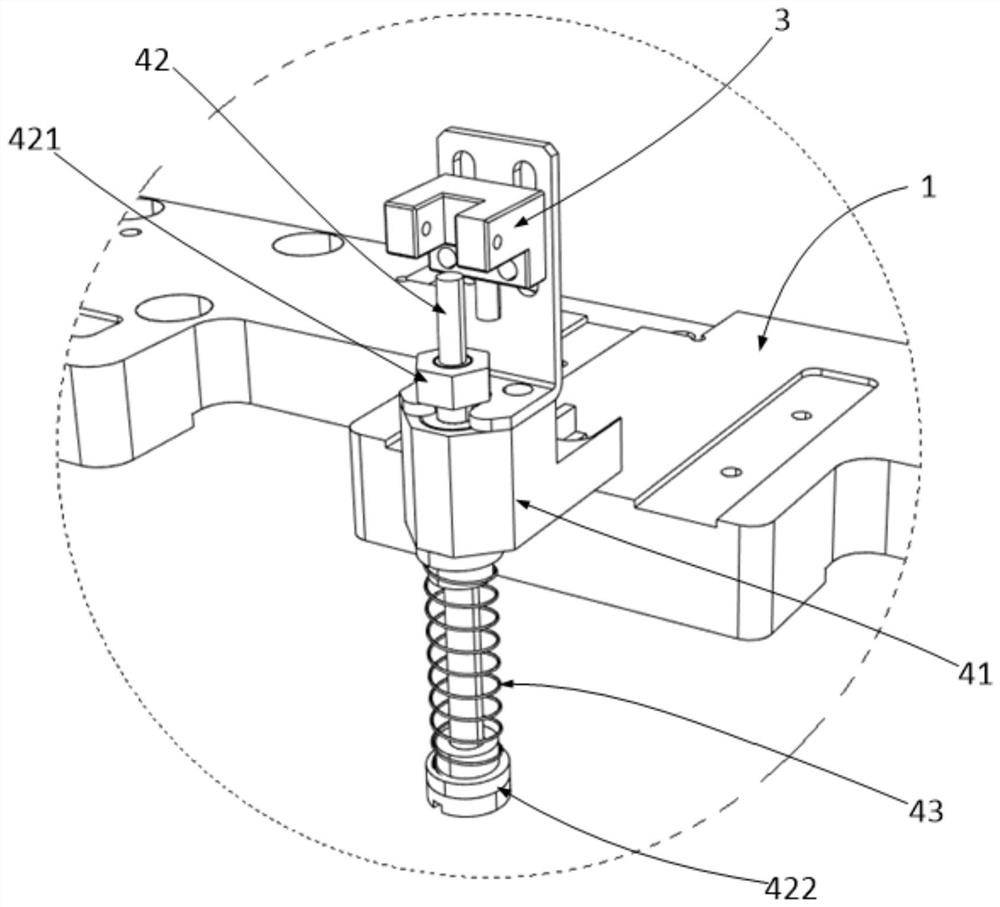 Blister tray separating mechanism