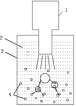 Dynamic vibration exerting method for aluminum alloy ultrasonic cleaning degassing