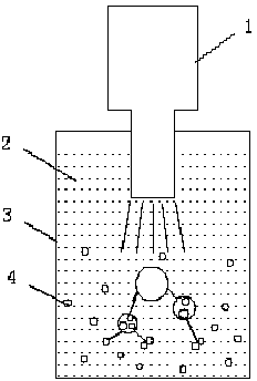 Dynamic vibration exerting method for aluminum alloy ultrasonic cleaning degassing