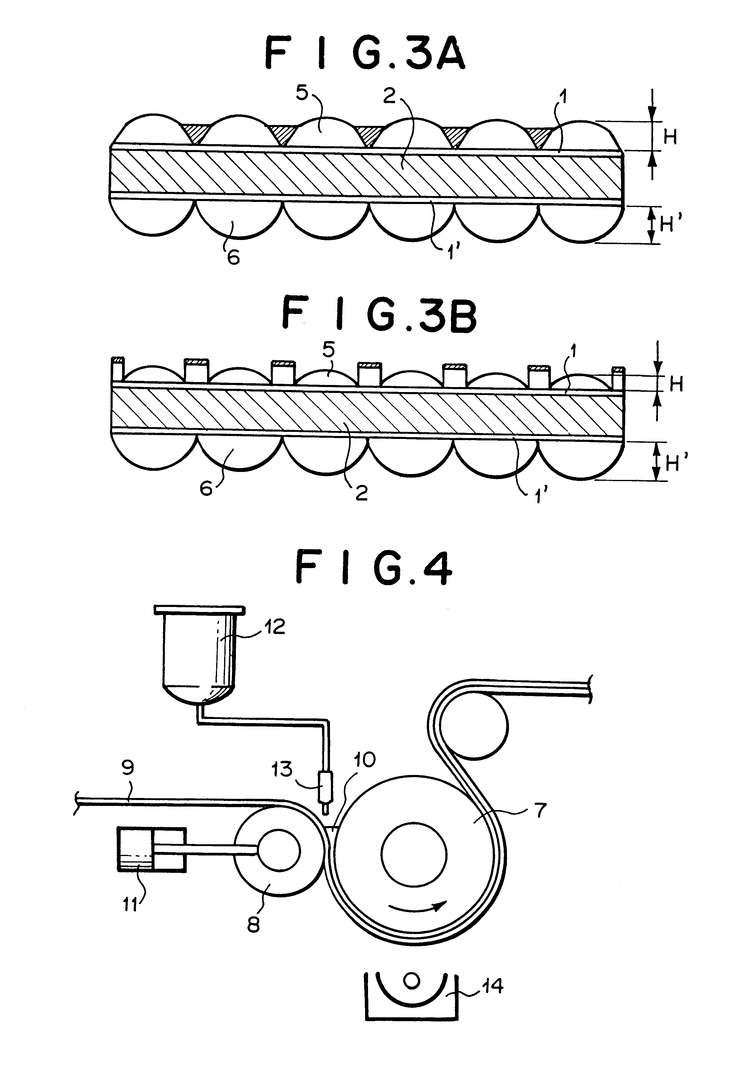 Lens sheet and method for producing the same