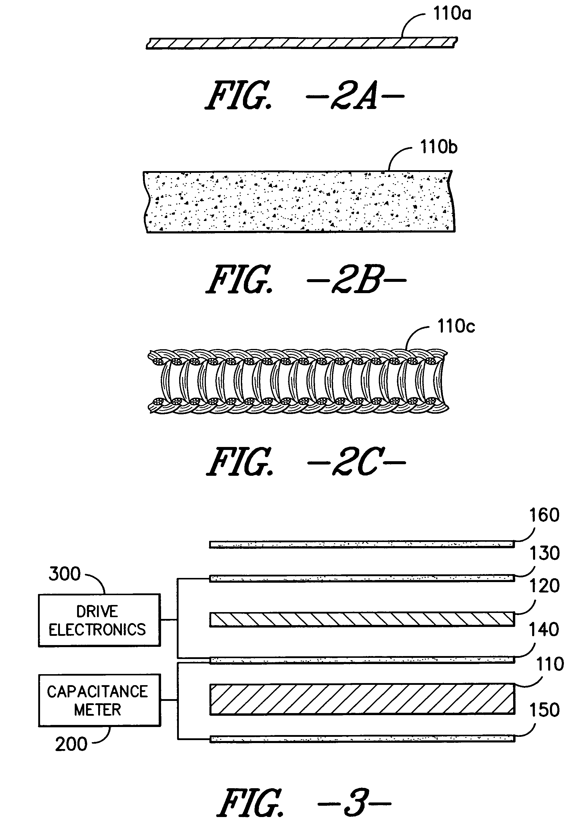 Flexible electroluminescent capacitive sensor