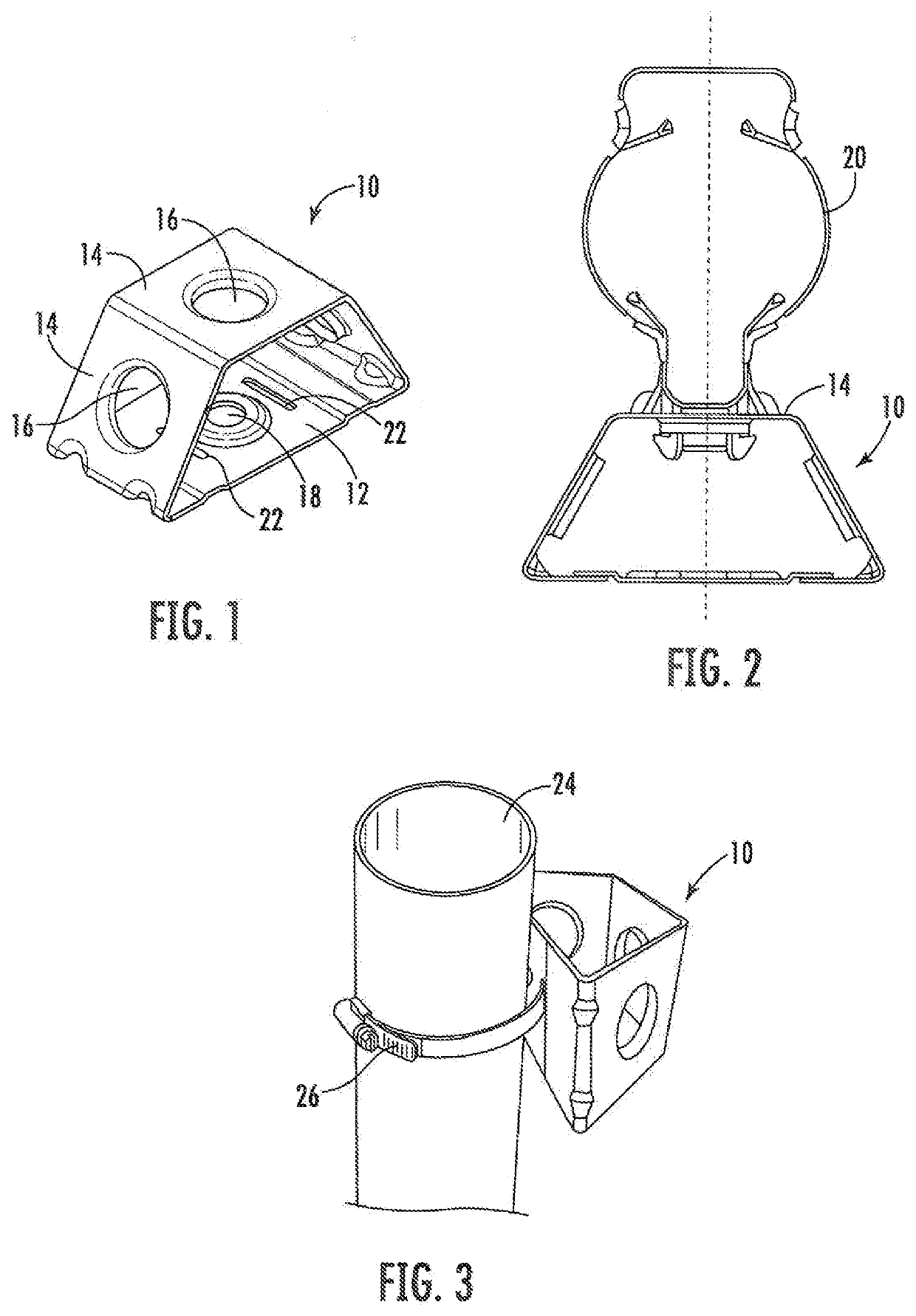 Adapter for mounting cable hangers