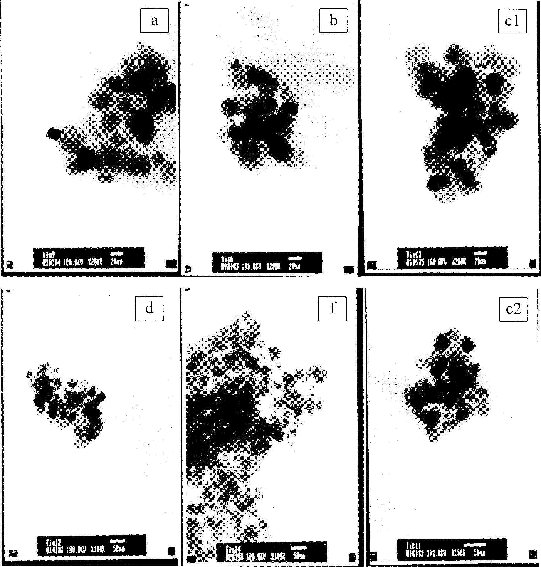 Method for preparing nano titanium dioxide in anatase type from fluid of hydrothermal crystallized titanium sulfate