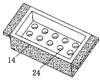 Dust removal device for hardware mold production and processing