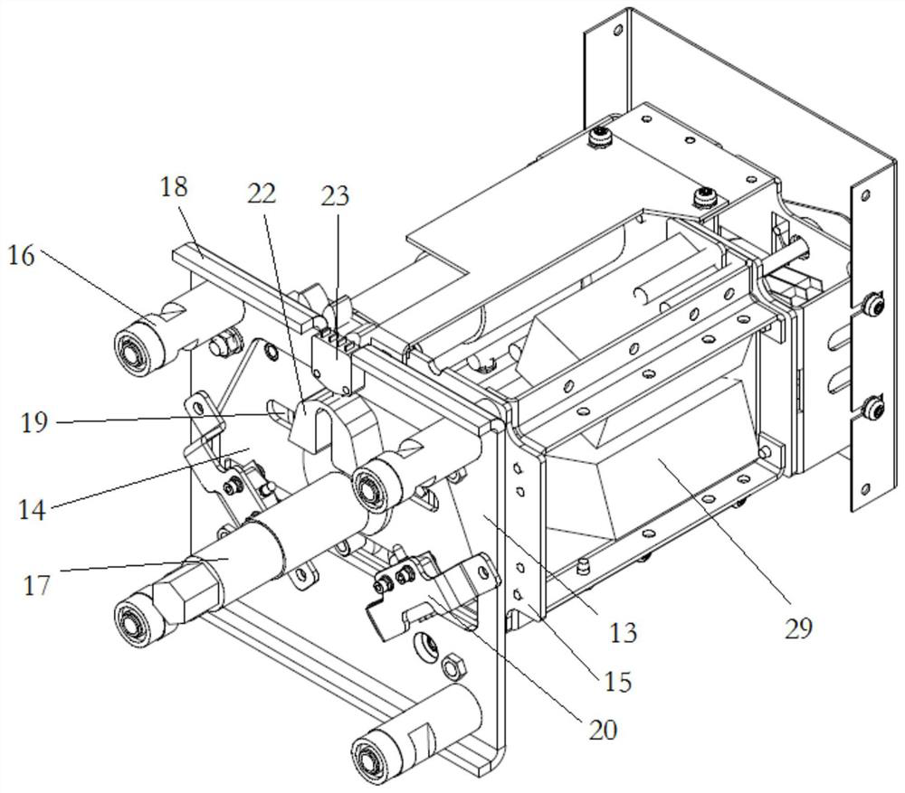 Outdoor three-position switch operating mechanism