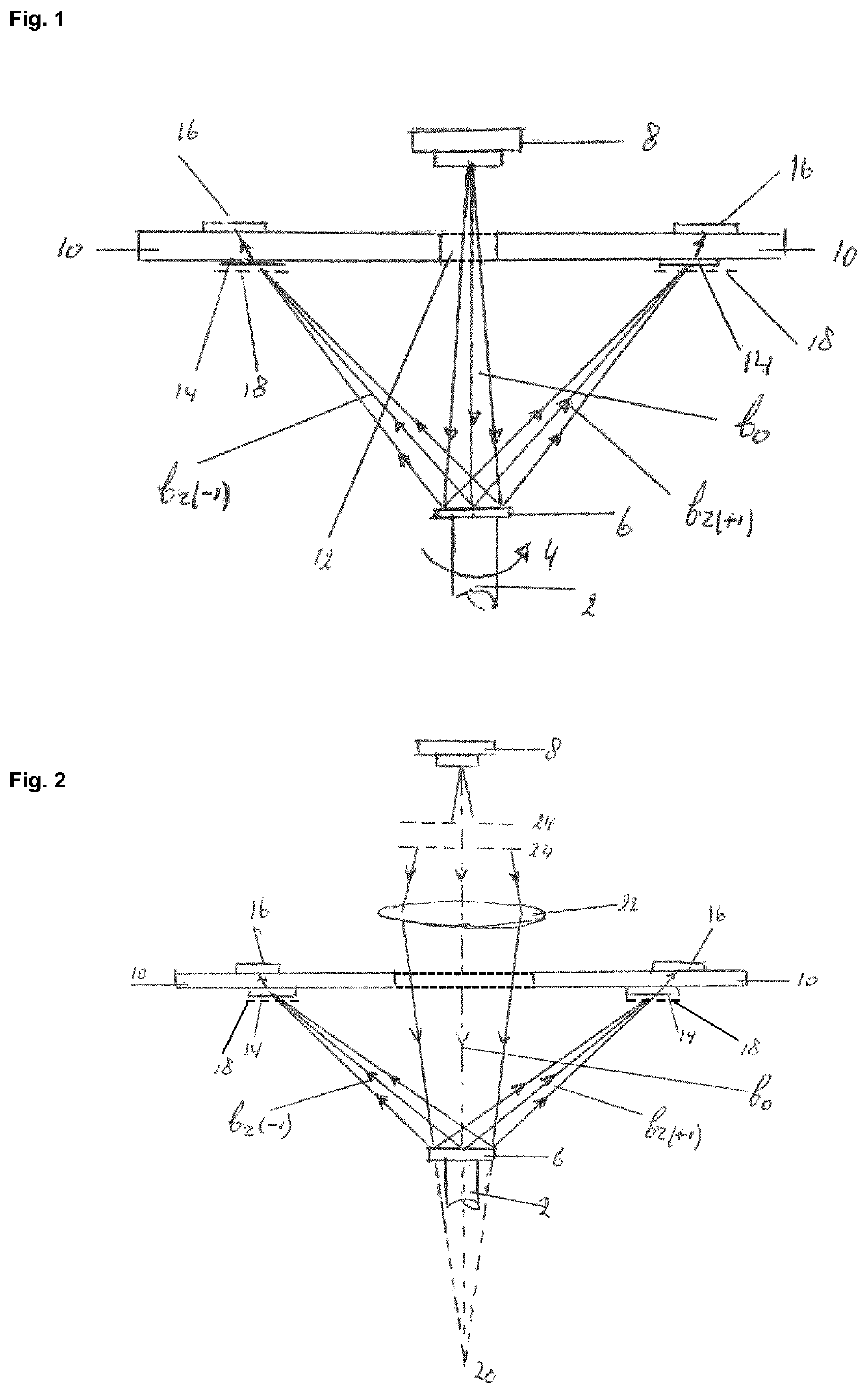 Optical rotation angle measuring system