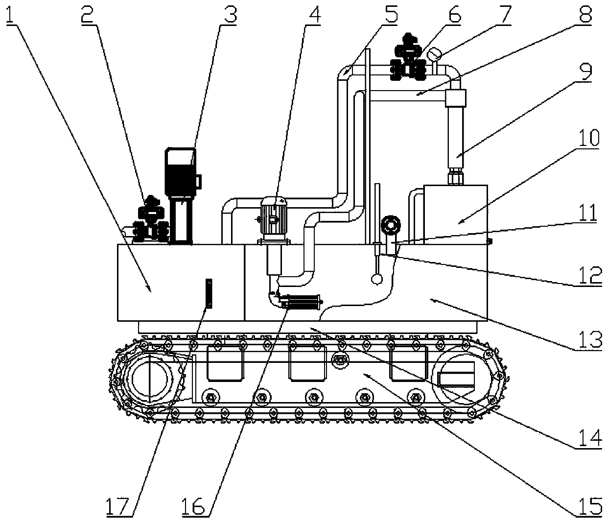 Vortex separation device and control method thereof