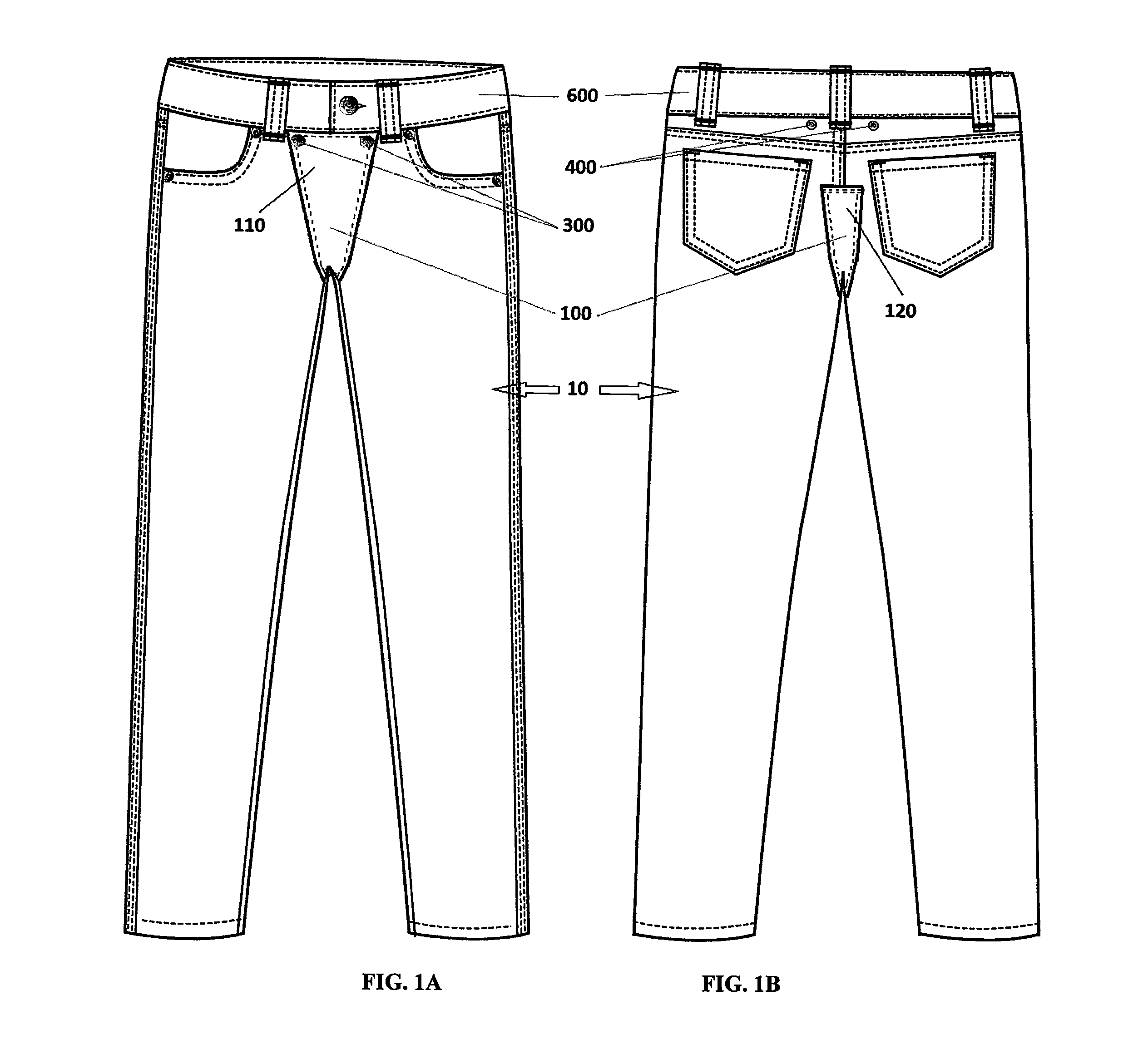 Pants and Similar Types with a Convenient Flap