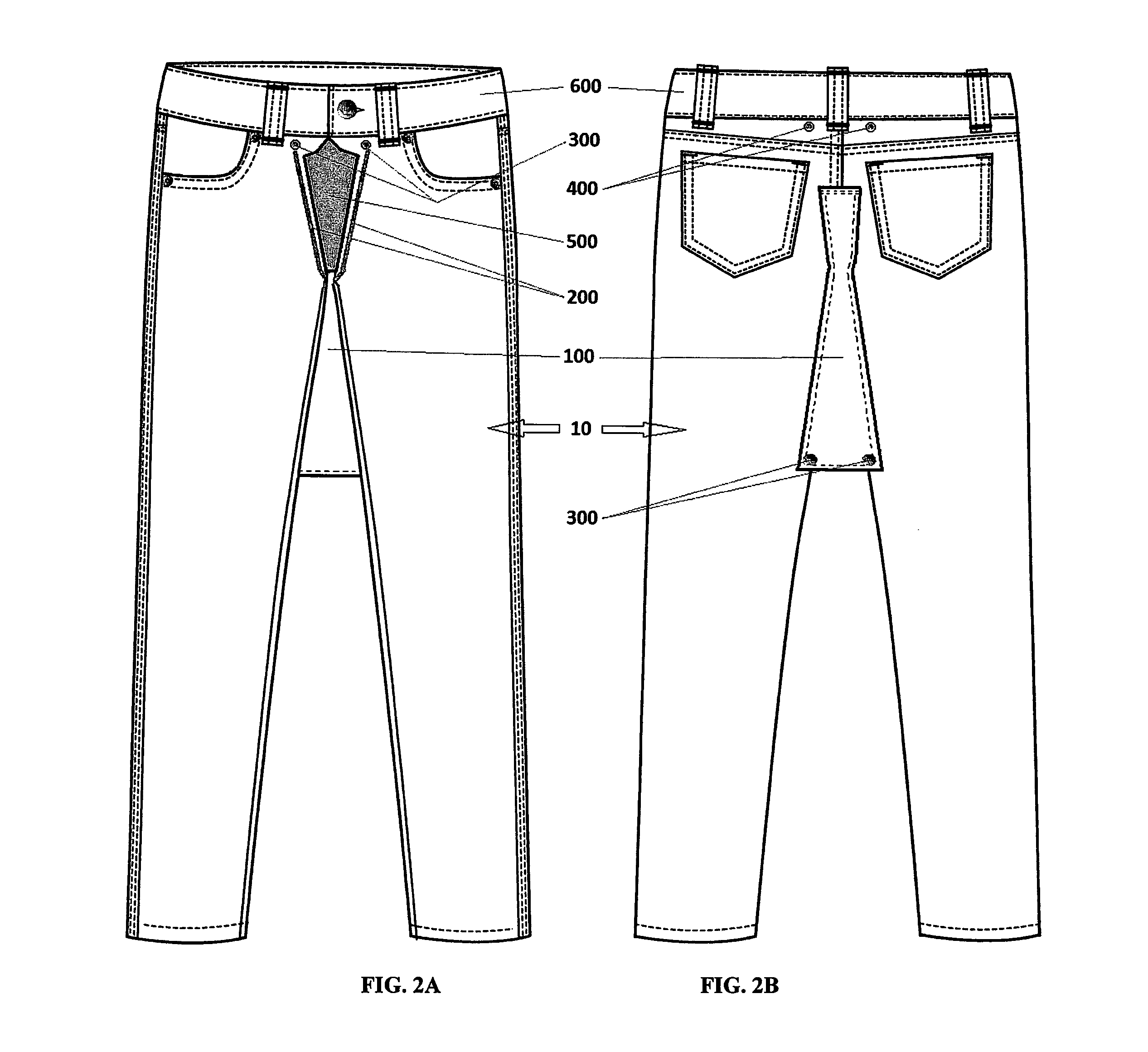 Pants and Similar Types with a Convenient Flap